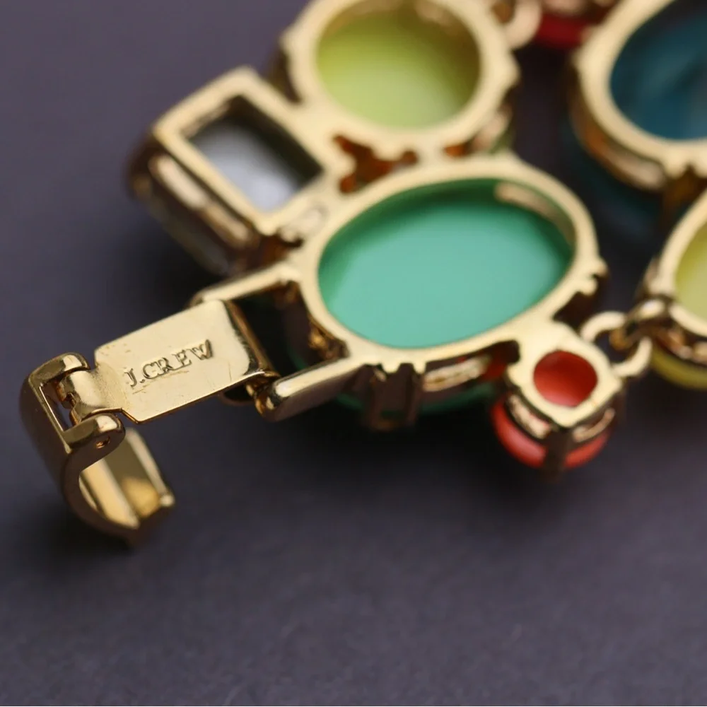 J.crew Multicolor Crystal Bracelet